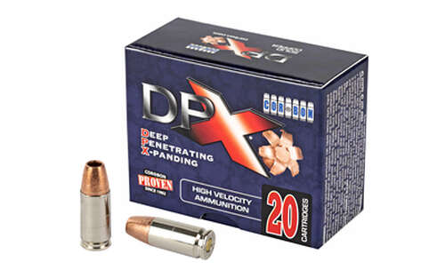 Ammunition Corbon Ammo Deep Penetrating X bullet 9mm CORBON DPX 9MM+P 115GR BRNS X 20/500 • Model: Deep Penetrating X bullet